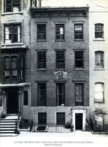 327 East 17th Street, New York City, Façade of house where the Dvořáks lived
