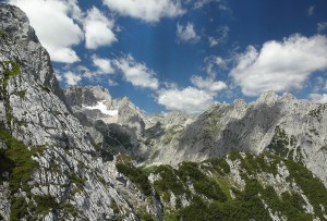 Wettersteingebirge mountain range, Bavarian Alps